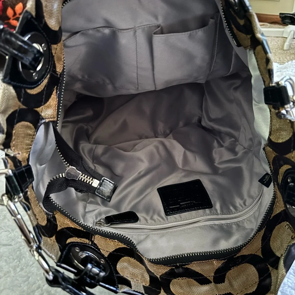 Opt Art Signature Coach Tote - Picture 9 of 13